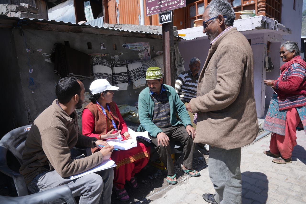 सीमांत गांव बगोरी में मतदाता पुनरीक्षण अभियान