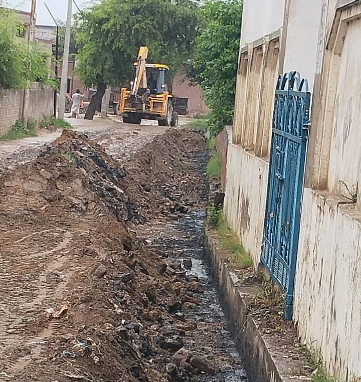 चौसाना में जलनिकासी समस्या के समाधान की पहल