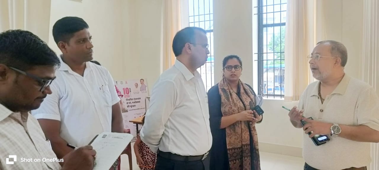 सदर अस्पताल का औचक निरीक्षण,व्यवस्थाओं का लिया जायजा