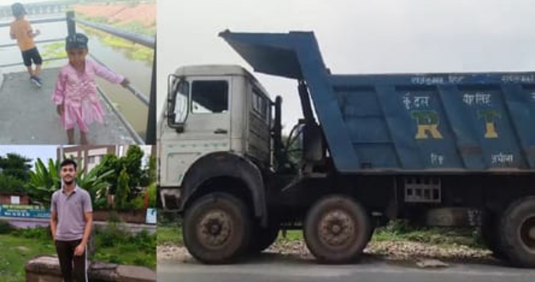 मथुरा में तेज रफ्तार डंपर ने राहगीरों को राैंदा