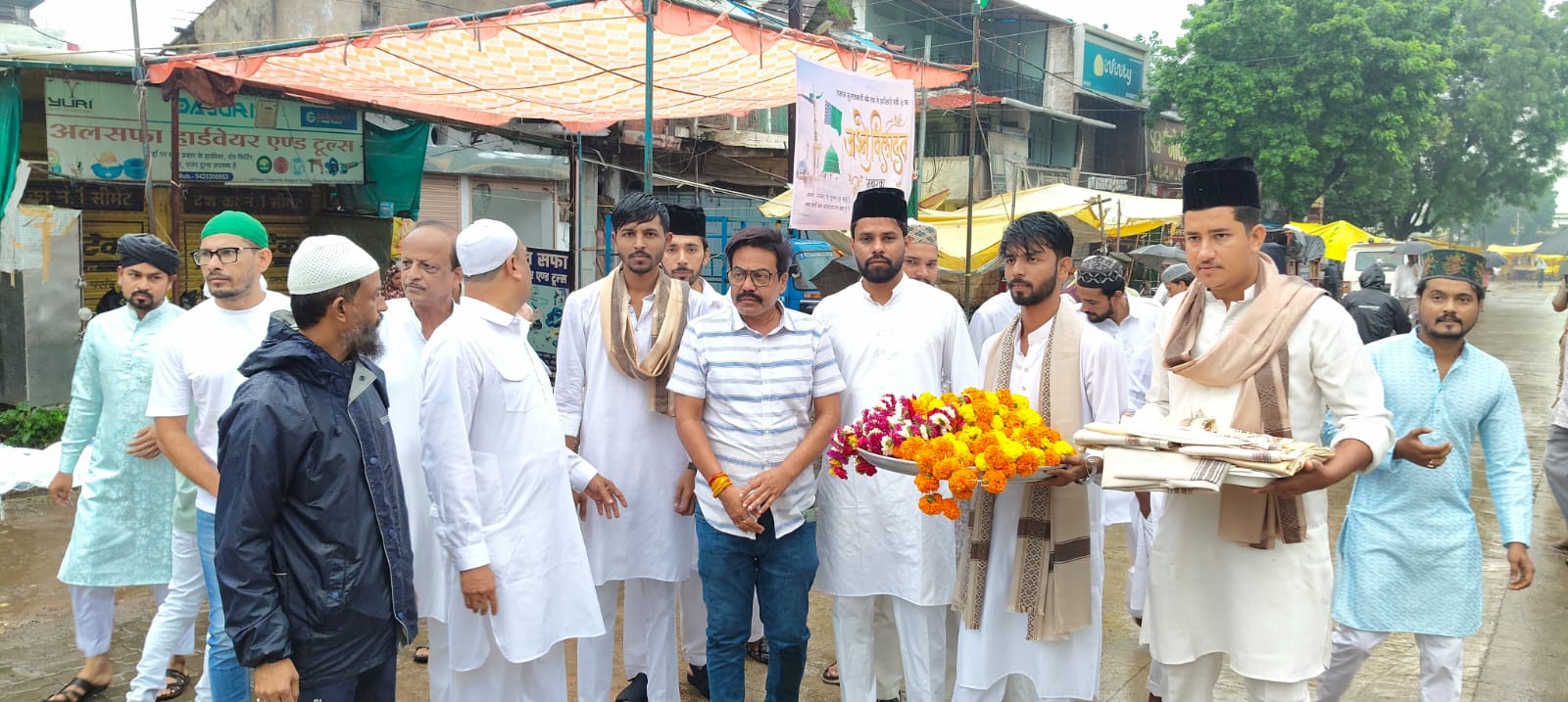 बैतूल जश्ने ईद मिलादुन्नबी पर इमाम साहबों का इस्तकबाल