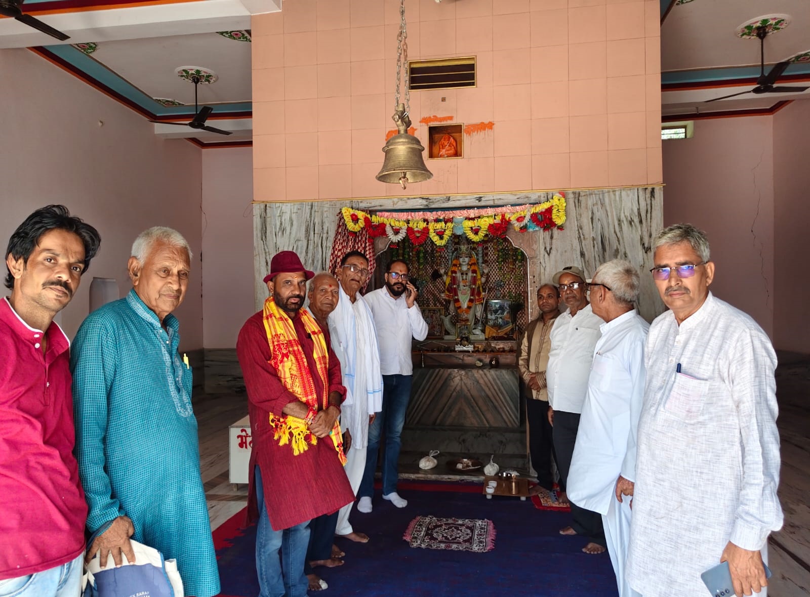 प्रसिद्ध तीर्थ लोहार्गल धाम के मीणा धर्मशाला में 24 कोषीय परिक्रमा की तैयारियों को लेकर हुआ बैठक का आयोजन