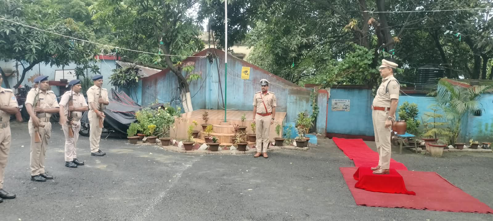 एसपी अनुदीप सिंह ने मालपहाड़ी ओपी का किया निरीक्षण